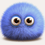 Light blue fluffy